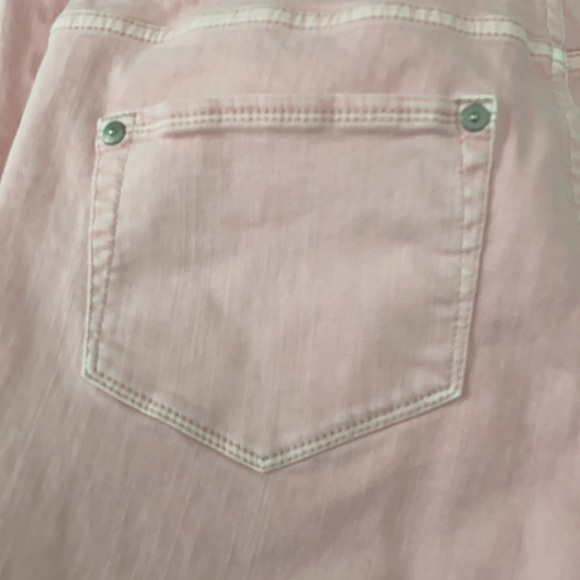 J.Jill authentic fit cropped pink jeans Size 10 Tall - Picture 6 of 9